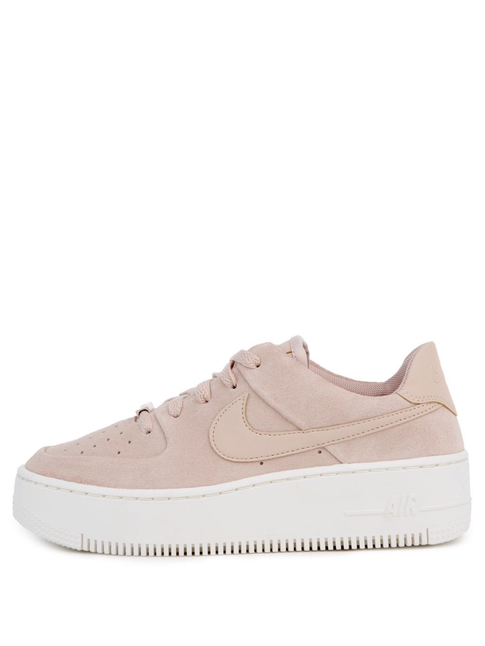 Nike Women’s Blush Suede Platform Sneakers AF1 - Picture 3 of 4